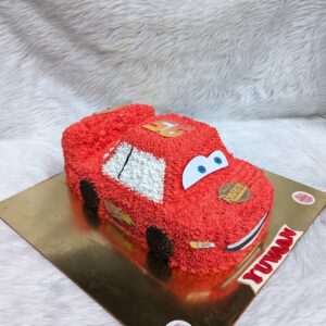 3D Red Race Car Cake by Bakeology, Gwalior