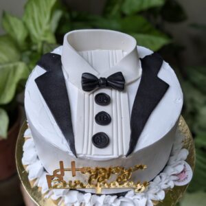 3D Tuxedo Shirt Cake by Bakeology, Gwalior