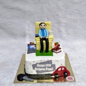 60th Birthday Papa Figure Cake by Bakeology, Gwalior