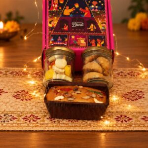 Bakeology Small Diwali Box, eggless Diwali hamper