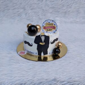 Black Suit Dad Cake by Bakeology, Gwalior