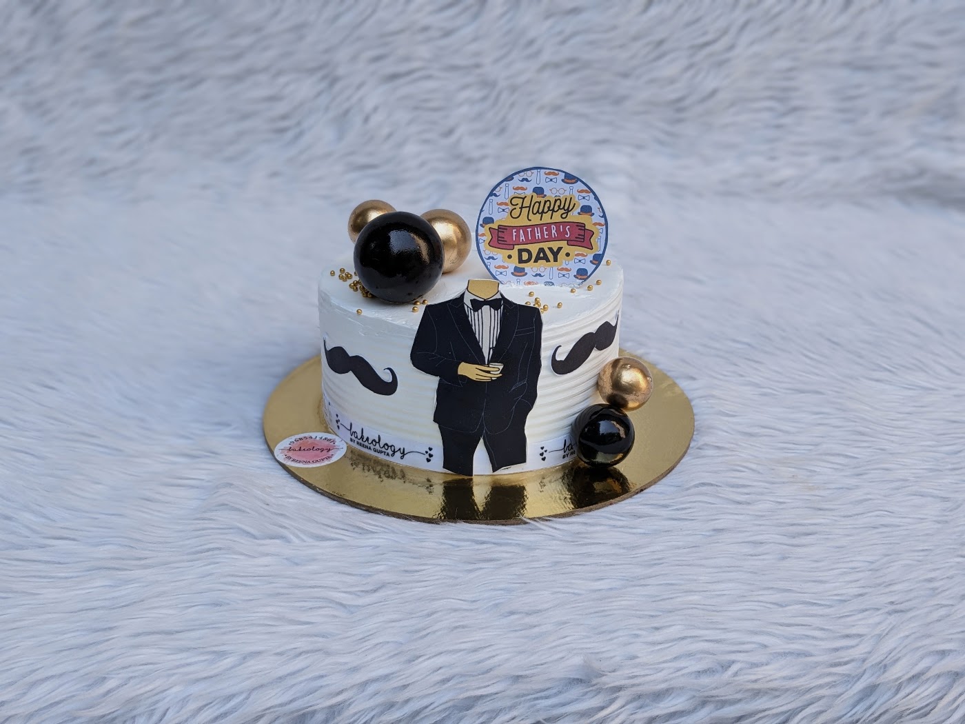 Black Suit Dad Cake by Bakeology, Gwalior