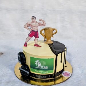 Bodybuilder Trophy Cake by Bakeology, Gwalior