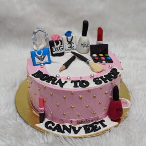 Born to Shop Makeup Cake by Bakeology, Gwalior