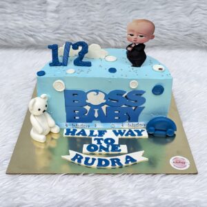 Boss Baby Half Birthday Cake by Bakeology, Gwalior