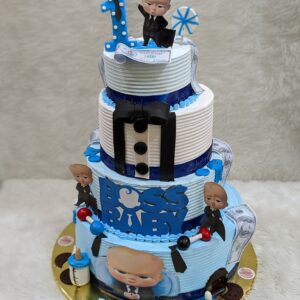 Boss Baby Three Tier Cake by Bakeology, Gwalior