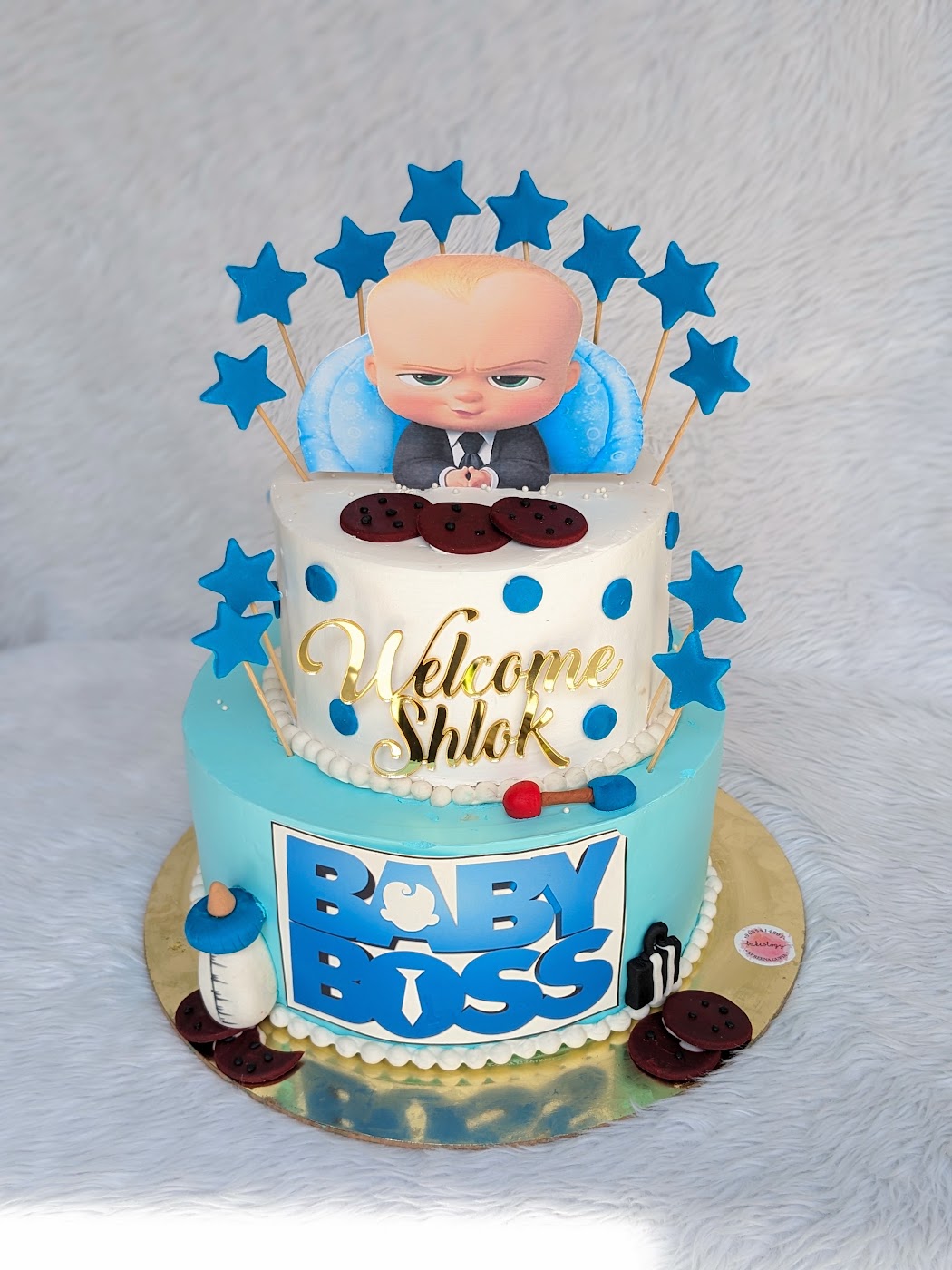 Boss Baby Two Tier Cake by Bakeology, Gwalior