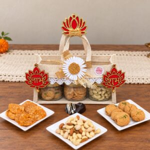 Jute Diwali Hamper with Dry Fruits