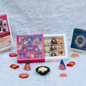 Diwali Sweets Box of 9 from Bakeology, Gwalior