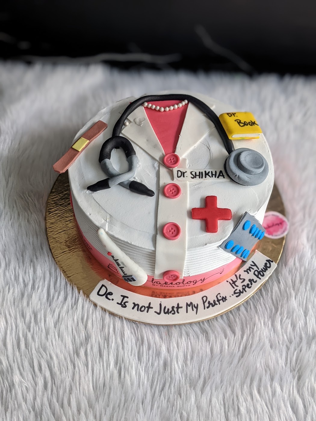 Doctor Coat Stethoscope Cake by Bakeology, Gwalior