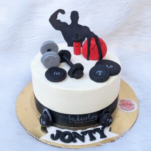 Gym Dumbbells Cake by Bakeology, Gwalior