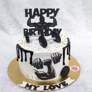 Gym Theme Cake by Bakeology, Gwalior
