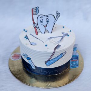 Happy Tooth Dentist Cake by Bakeology, Gwalior