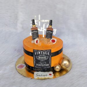 Jack Daniel's Vintage Theme Cake by Bakeology, Gwalior
