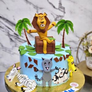 Jungle Safari Lion Cake by Bakeology, Gwalior