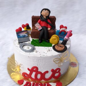 Me Time Lady Figure Cake by Bakeology, Gwalior