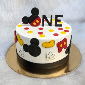 Mickey ONE First Birthday Cake by Bakeology, Gwalior