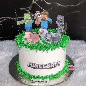 Minecraft Blocks Cake by Bakeology, Gwalior