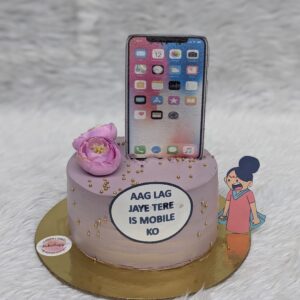 Mobile Addict Phone Cake by Bakeology, Gwalior