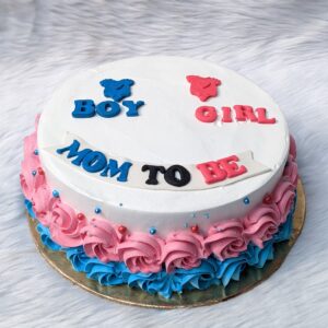 Mom to Be Rosette Cake by Bakeology, Gwalior