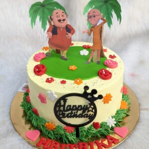 Motu Patlu Duo Cake by Bakeology, Gwalior
