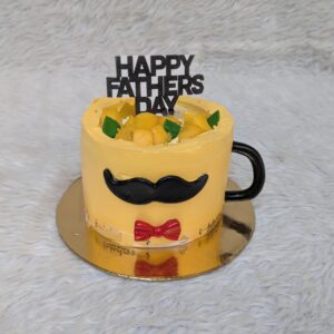Moustache Mug Cake for Dad by Bakeology, Gwalior