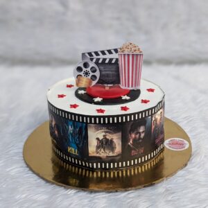 Movie Reel Popcorn Cake by Bakeology, Gwalior
