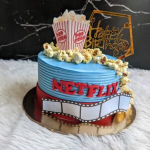 Netflix and Popcorn Cake by Bakeology, Gwalior