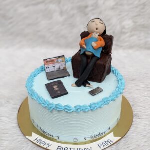 Papa Relaxing Armchair Cake by Bakeology, Gwalior