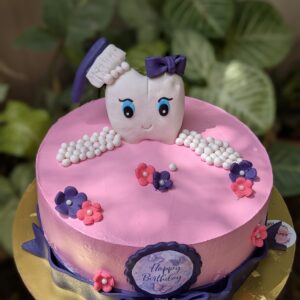 Pink Tooth Dentist Cake by Bakeology, Gwalior