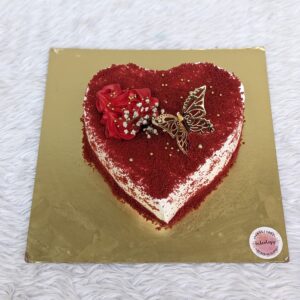 Red Velvet Heart Cake by Bakeology, Gwalior