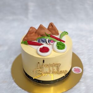 Samosa Chaat Foodie Cake by Bakeology, Gwalior