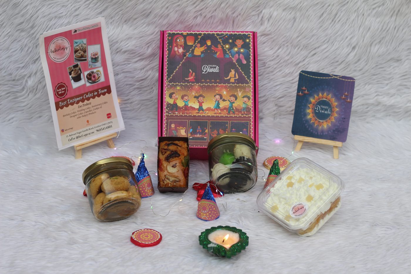 Shubh Diwali Dessert Box from Bakeology, Gwalior