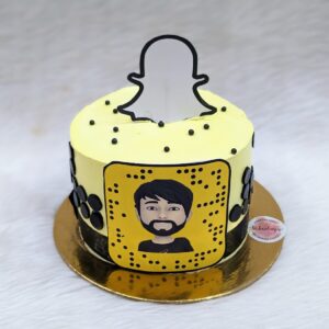 Snapchat Ghost Cake by Bakeology, Gwalior