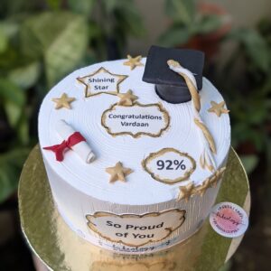So Proud of You Results Cake by Bakeology, Gwalior