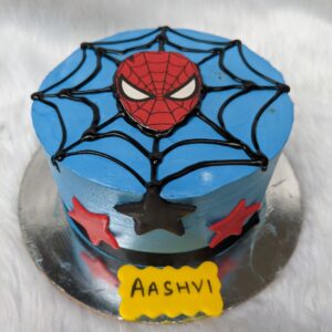 Spiderman Web Cake by Bakeology, Gwalior