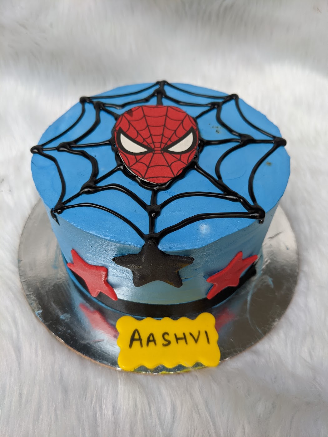 Spiderman Web Cake by Bakeology, Gwalior