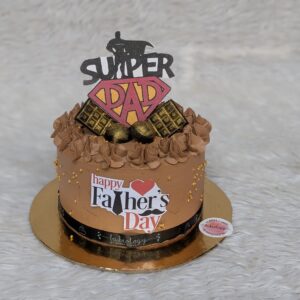 Super Dad Chocolate Cake by Bakeology, Gwalior