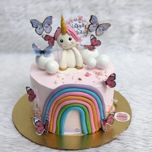Unicorn Butterfly Cake by Bakeology, Gwalior