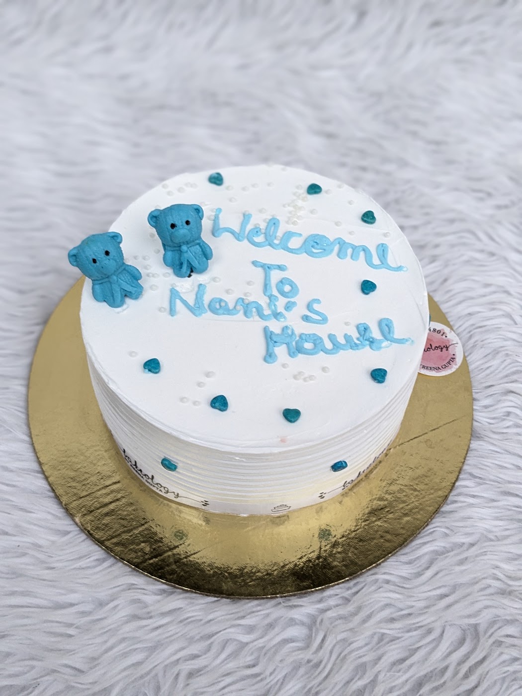 Welcome Home Teddy Cake by Bakeology, Gwalior